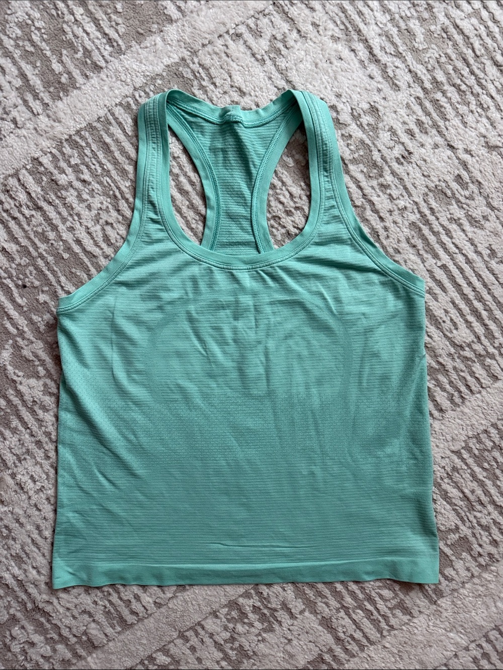 Lululemon Women’s Swiftly Racerback Tank Top in Mint Green - Size 8